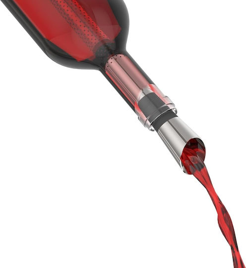 Innovine Flow Cap for Wine Bottles with Gray Cork