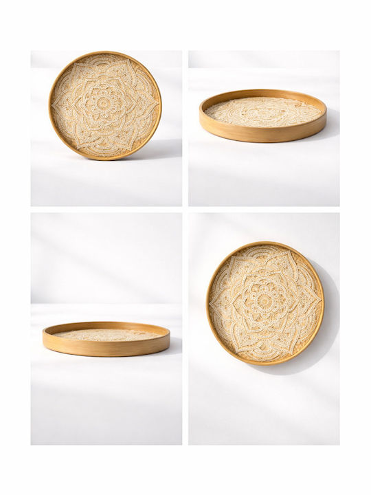 Kaemingk Bamboo Serviertablett 30x30cm
