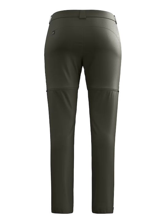 Salewa Puez Talvena Dst Γυναικείο Κοντό Παντελόνι Πεζοπορίας Χακί