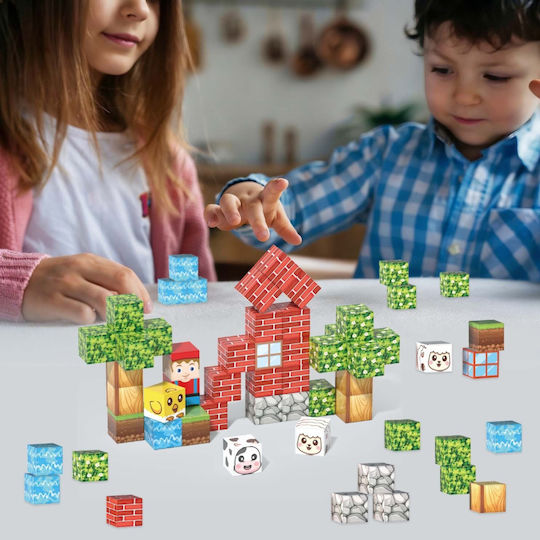 Malvys Magnetic Construction Toy MAG-VOX-40-VLG