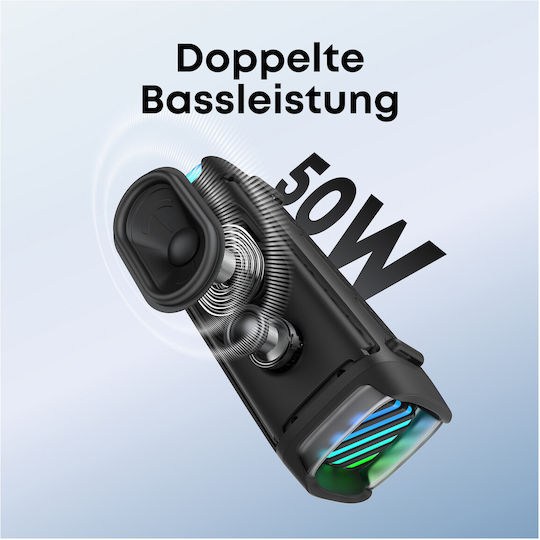 Anker Soundcore Boom 3i Водоустойчива Bluetooth Колонка 50W Черна