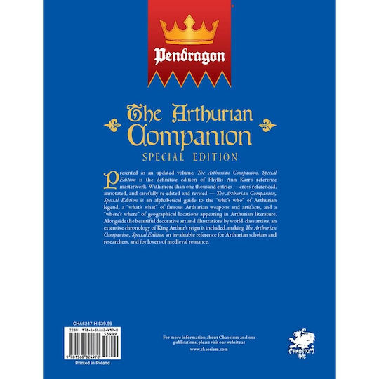Arthurian Companion Ediție Specială Pendragon