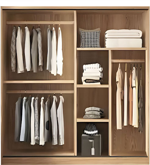 Vanity Δίφυλλη Ντουλάπα Συρόμενη 120x60x200cm Vanity Δίφυλλη Ντουλάπα Συρόμενη 120x60x200cm