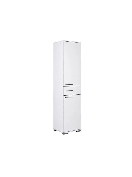 Einzeltür Kleiderschrank Diamond White 45x40x187cm
