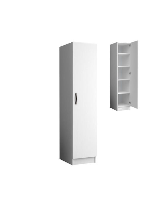 Einzeltür Kleiderschrank Ricardo White 40x51.8x181cm