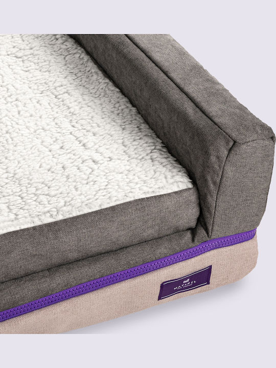 Ανατομικό Κρεβάτι Κατοικίδιων PetBed Memory Foam - Medium Phantom Grey Χωρίς Freeze Technology