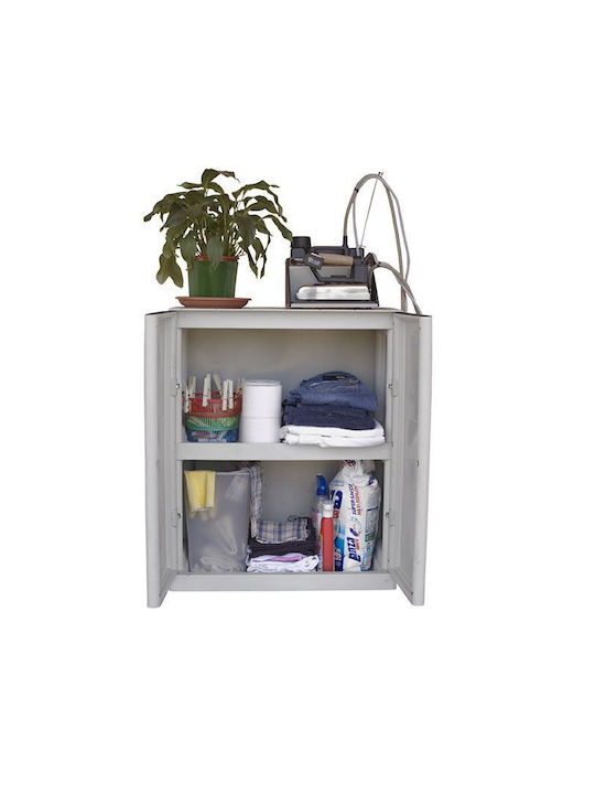 Double-leaf Plastic Outdoor Storage Cabinet 70x39x85cm