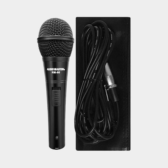 Audio Master RM60 Δυναμικό Μικρόφωνο XLR Χειρός για Φωνητικά