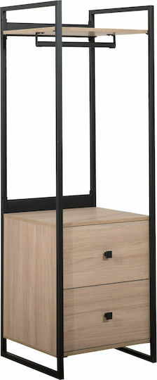 Νο2 Μονόφυλλη Ντουλάπα 60x55x190cm Urban Oak / Vintage Marine Νο2 Μονόφυλλη Ντουλάπα 60x55x190cm Urban Oak / Vintage Marine