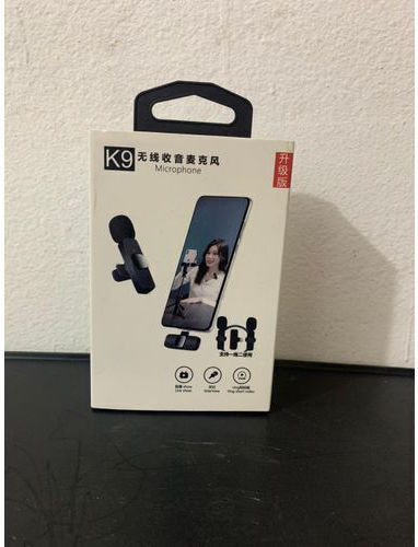 Apexel K9 Lightning Wireless Condenser (Small Diaphragm) Microphone Πέτου, Clip On for Mobile