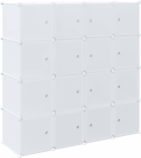 Τρίφυλλη Ντουλάπα 145.5x46.5x144cm Λευκή Τρίφυλλη Ντουλάπα 145.5x46.5x144cm Λευκή