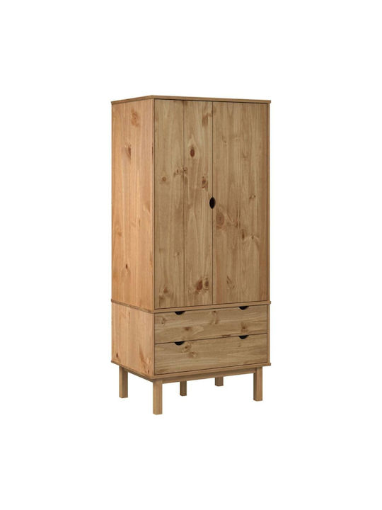 Double Door Wardrobe 76.5x53x172cm