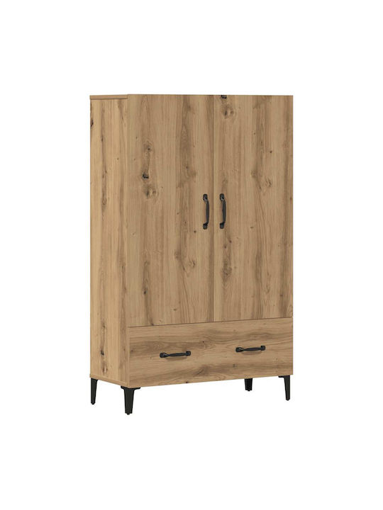 Double Door Wardrobe Oak 70x31x115cm