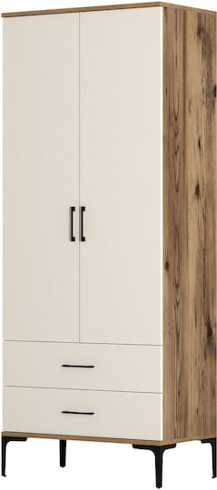 Δίφυλλη Ντουλάπα 80x47x201cm Δίφυλλη Ντουλάπα 80x47x201cm