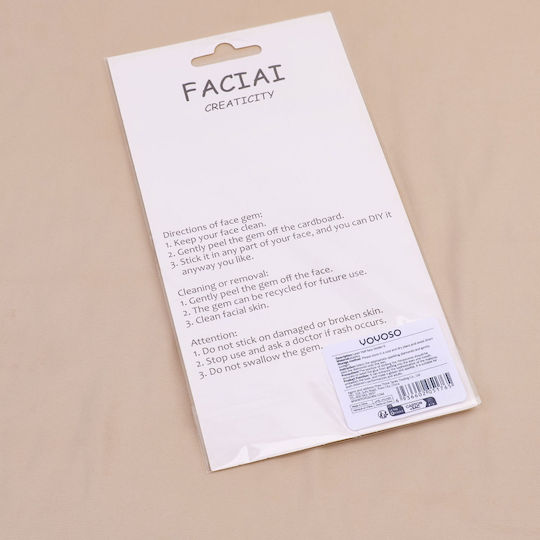 Half Face Laser Sticker 6