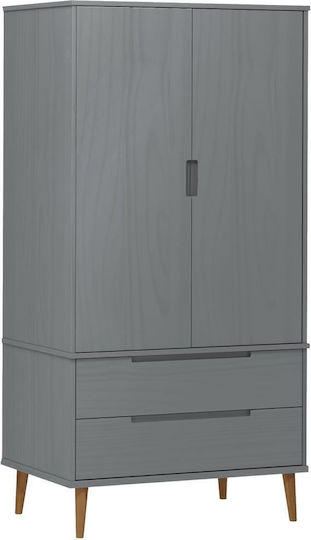 Molde Δίφυλλη Ντουλάπα 90x55x175cm Molde Δίφυλλη Ντουλάπα 90x55x175cm