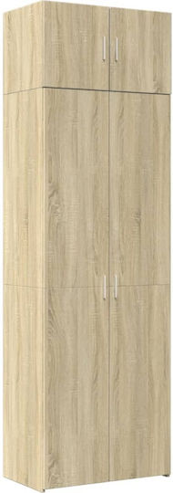 Δίφυλλη Ντουλάπα 70x42.5x225cm Δίφυλλη Ντουλάπα 70x42.5x225cm