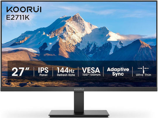 Koorui E2711K IPS HDR Gaming Monitor 27" FHD 1920x1080 144Hz with Response Time 5ms GTG