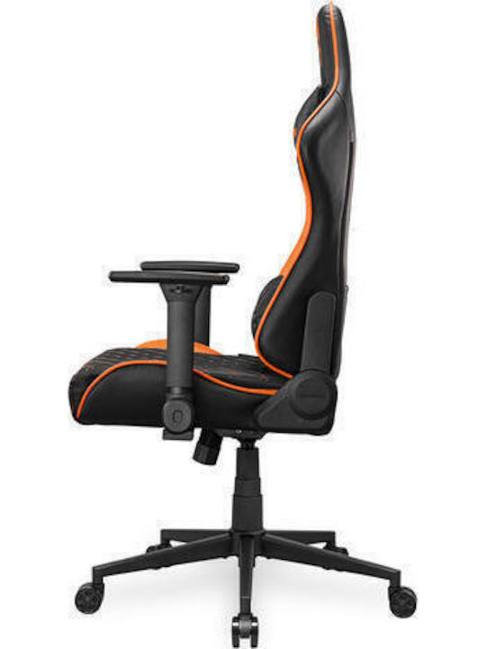 Cougar Armor One V2 Καρέκλα Gaming Δερματίνης με Ρυθμιζόμενα Μπράτσα Μαύρη