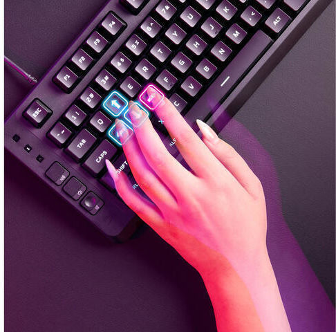 HP Eve 1800 Gaming Keyboard with RGB Lighting English US
