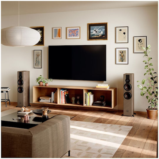 Dali Sonik 7 Ζεύγος Ηχείων Hi-Fi Δαπέδου 180W 2.5 Δρόμων Natural Oak