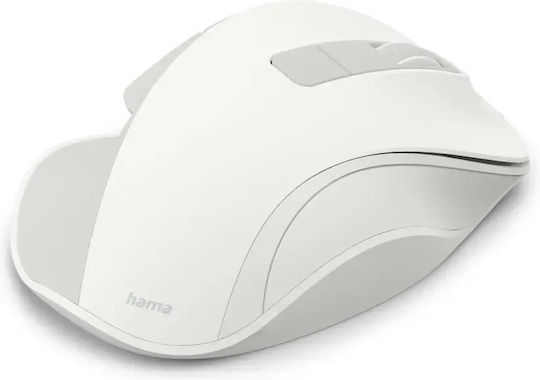 HAMA WM-500 Ασύρματο Εργονομικό Ποντίκι Λευκό