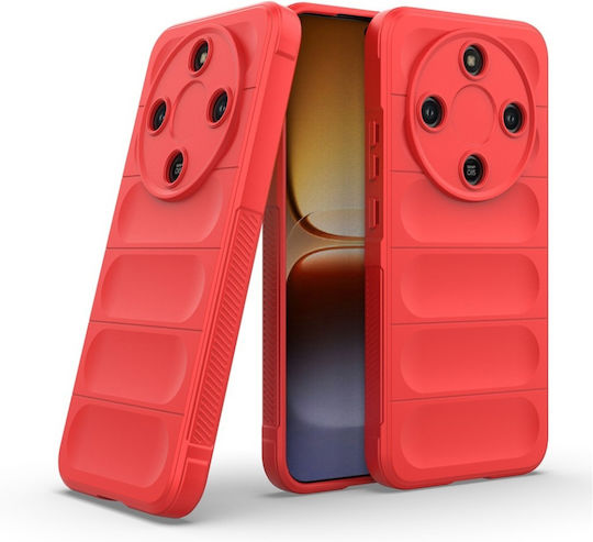 Back Cover Din Silicon Roșu (Honor Magic8 Lite, SKYDDAR INNOVATION)