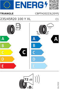 Triangle Runflat 235/45R20 100Y Θερινό Λάστιχο Αυτοκινήτου