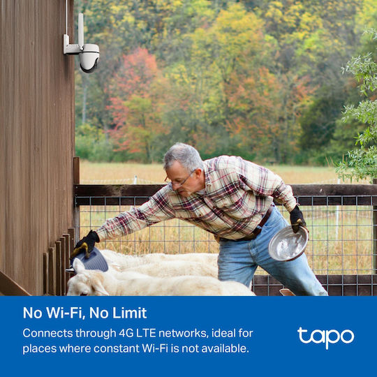 TP-LINK TAPO C501GW v2 IP Surveillance Camera 4G Full HD 1080p Waterproof with Two-Way Communication