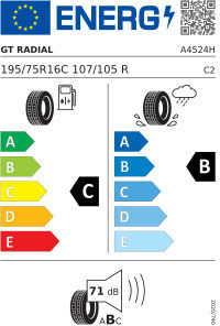 GT Radial 195/75R16 107/105R Anvelopă Auto De Vară