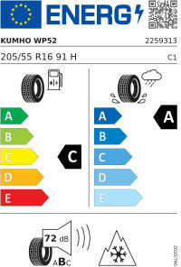 Kumho 205/55R16 91H Winter Autoreifen
