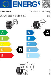 Triangle Runflat 235/50R17 100Y Anvelopă Auto De Vară