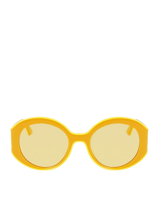 Longchamp Woman Sunglasses with Yellow Frame and Yellow Lens LO758S 741