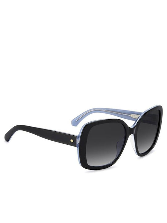 Kate Spade Ochelari De Soare Unisex Cu Ramă Neagră Din Plastic Și Lentile Degrade Negre KS-WENONA-2/G/S-D51