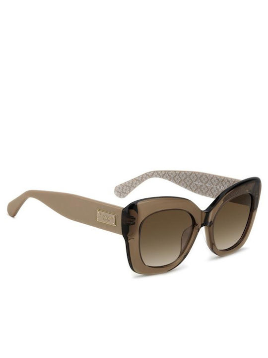 Kate Spade Unisex Ochelari De Soare Cu Ramă Maro Din Plastic Și Lentile Maro Degrade KS-KALIE-2/G/S-SD9