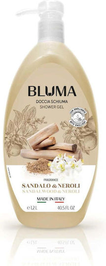 Gel de Duș cu Parfum de Lemn de Santal și Neroli Bluma Sandalo Neroli 1.2 L