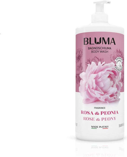 Shower Gel Rose Peony Fragrance Bluma Rosa Peonia 1 L