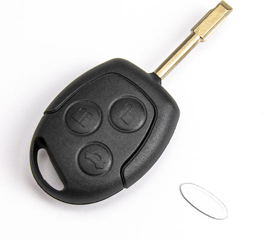 Carcasă Cheie Auto cu Lamă Fo21 cu 3 Butoane pentru Ford