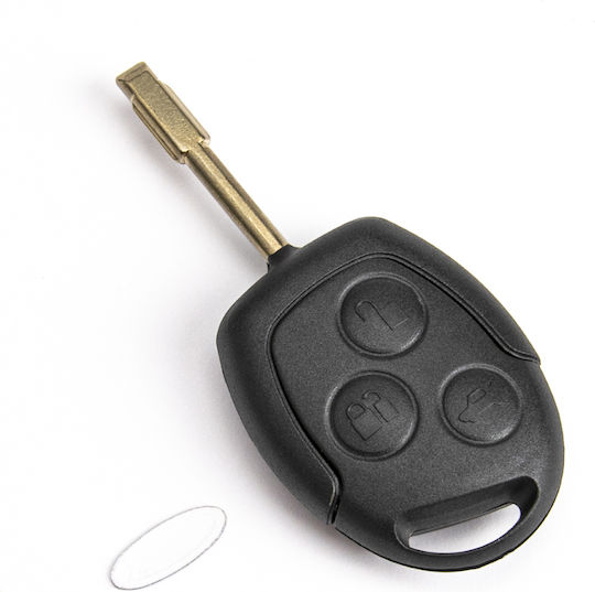 Carcasă Cheie Auto cu Lamă Fo21 cu 3 Butoane pentru Ford
