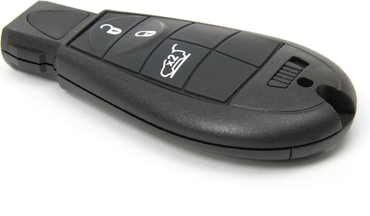 Car Key Shell with Key Blade with 3 Buttons for Chrysler / Dodge / Jeep