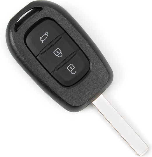 Autoschlüsselhülle mit Lama VA2 mit 3 Tasten für Dacia / Renault