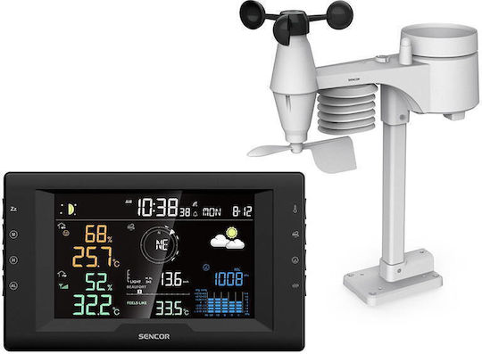 Sencor S-SWS9400 Kabelloser Wetterstation Digital Tischplatte
