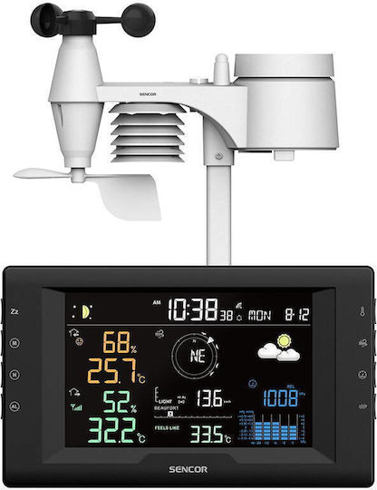 Sencor S-SWS9400 Kabelloser Wetterstation Digital Tischplatte
