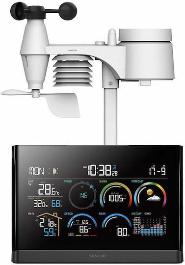 Sencor S-SWS11000 Ασύρματος Μετεωρολογικός Σταθμός Ψηφιακός Επιτραπέζιος