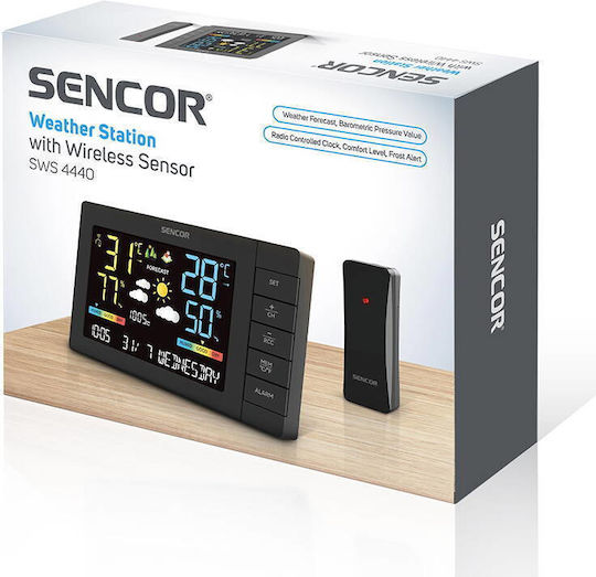 Sencor SWS 4440 Kabelloser Wetterstation Digital Tischplatte