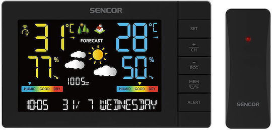 Sencor SWS 4440 Kabelloser Wetterstation Digital Tischplatte
