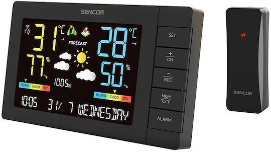 Sencor SWS 4440 Kabelloser Wetterstation Digital Tischplatte