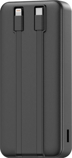 Riversong Horizon 20 Pro Power Bank 20000mAh 22.5W με Θύρα USB-A και Θύρα USB-C Μαύρο