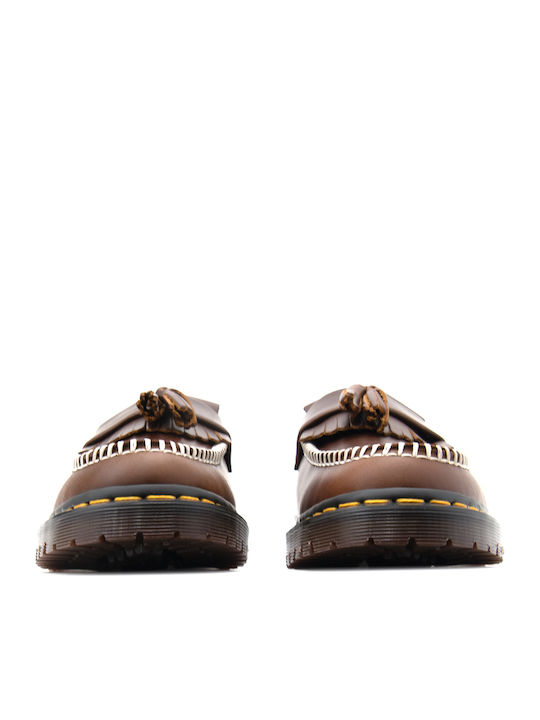 Adrian Δερμάτινα Ανδρικά Loafers σε Μπορντό Χρώμα