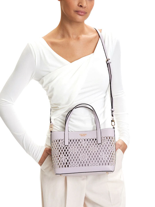 Mini Women's Tote Handbag Purple